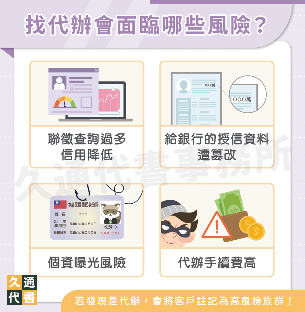 找代辦會面臨哪些風險〖久通代書〗