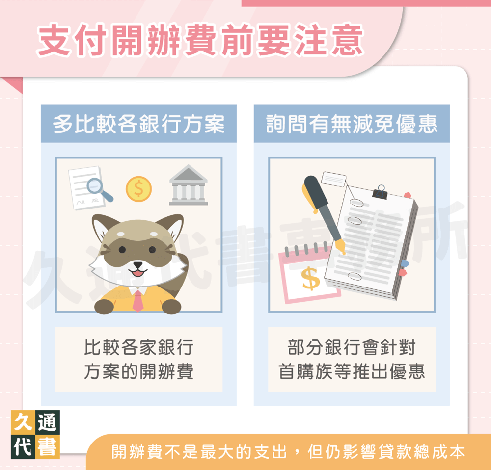 貸款手續費還有哪些〖久通代書〗